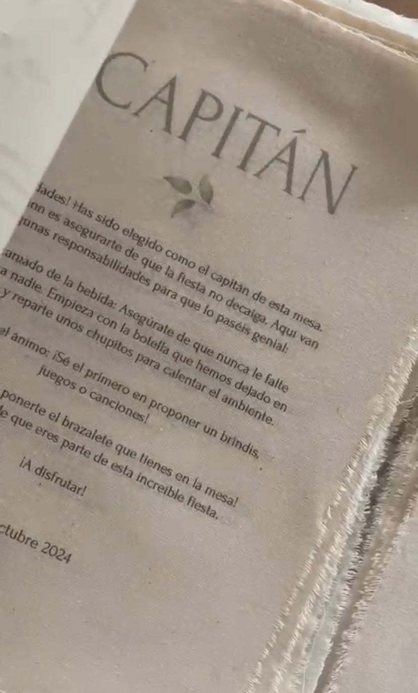 Pergamino Capitán de Mesa