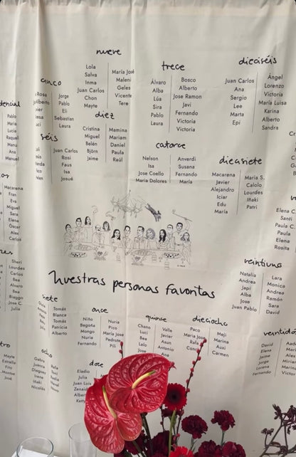 Seating Plan / Menú