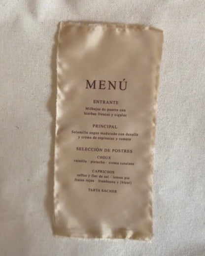 Menú Seda